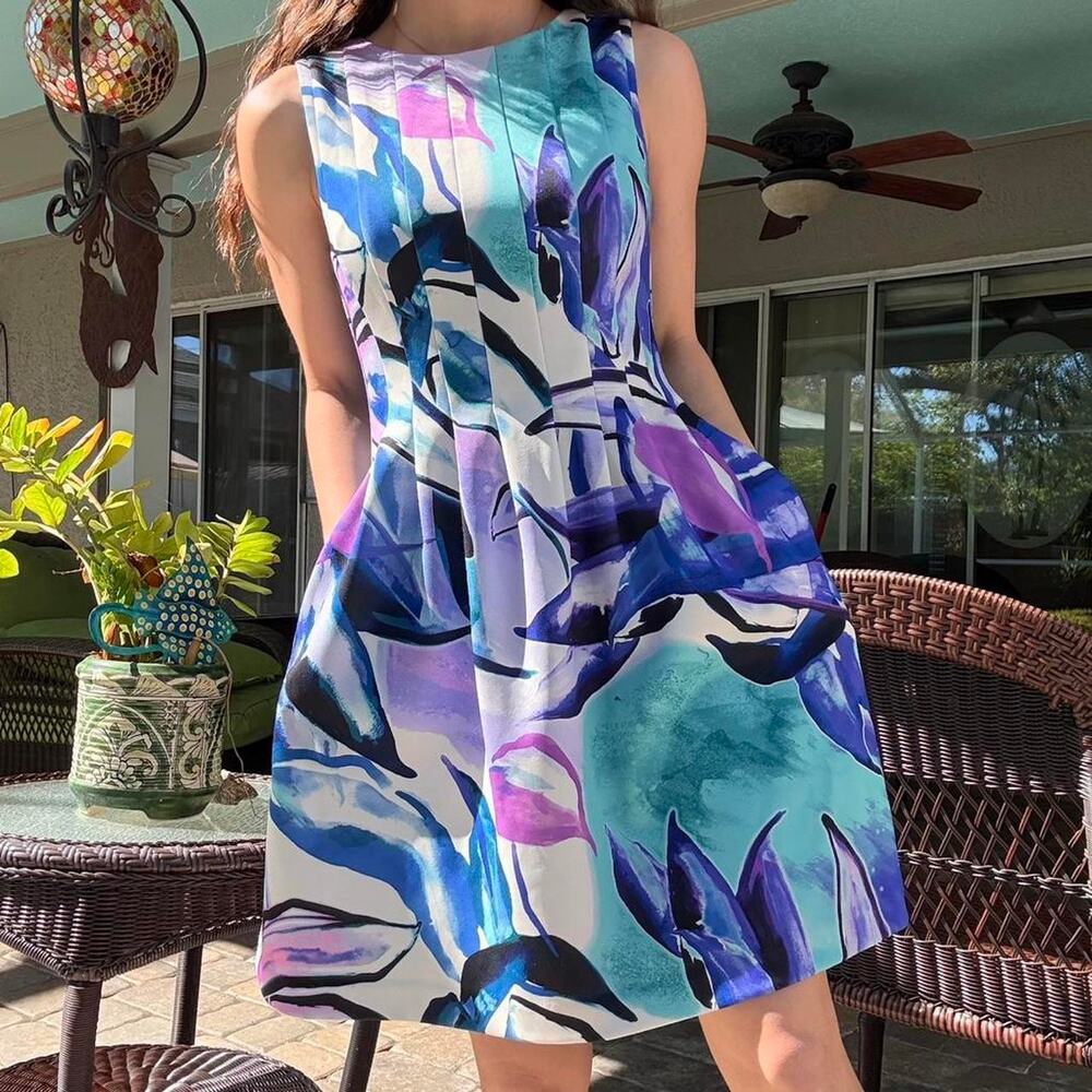 Vince Camuto Pleated Dress